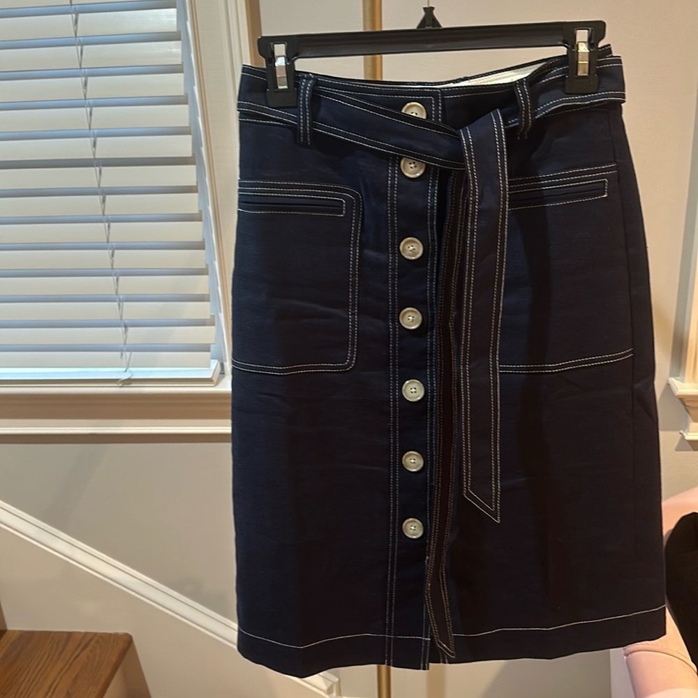 Linen blend Jcrew pencil skirt
